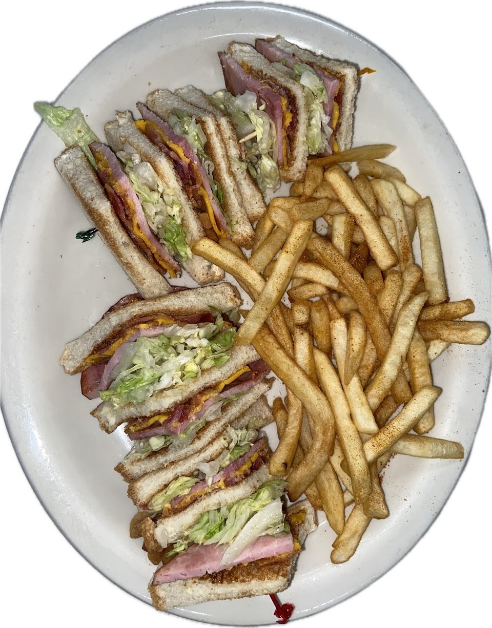Club Sandwich with Fries